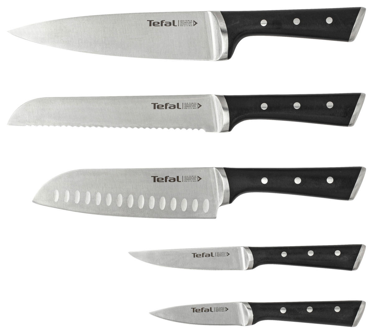 KNIVBLOCK  - multicolor, Design, metall (13,9/40,5/21,5cm) - Tefal