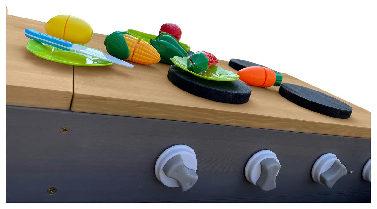 SANDKASTEN  - Braun/Grau, Konventionell, Holz (115/21,8/180cm)