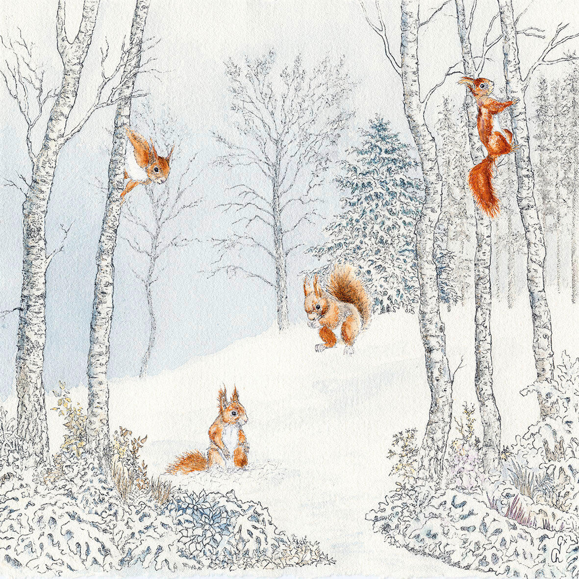 SERVIETTE    - Multicolor, Basics, Papier (17.5/17.5cm)