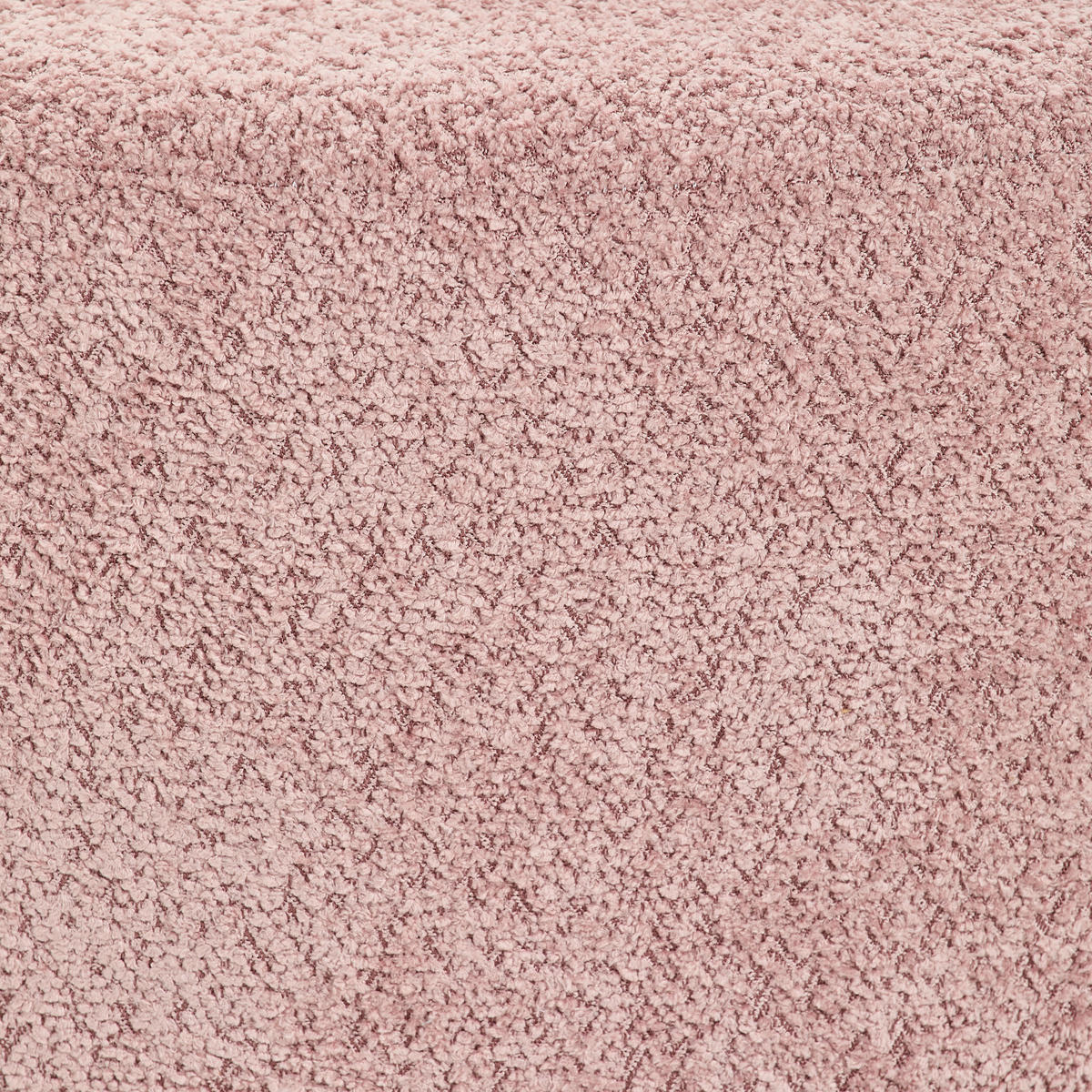 HOCKER Vliesstoff, Bouclé Pink  - Pink, Trend, Textil (41/44/41cm) - Xora
