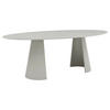 ESSTISCH oval Grau  - Grau, Design, Holzwerkstoff (220/115/75cm) - Musterring