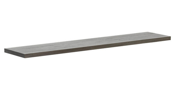 SITZBANKPLATTE in - Eichefarben/Grau, Design, Holz (170/6/40cm) - Waldwelt