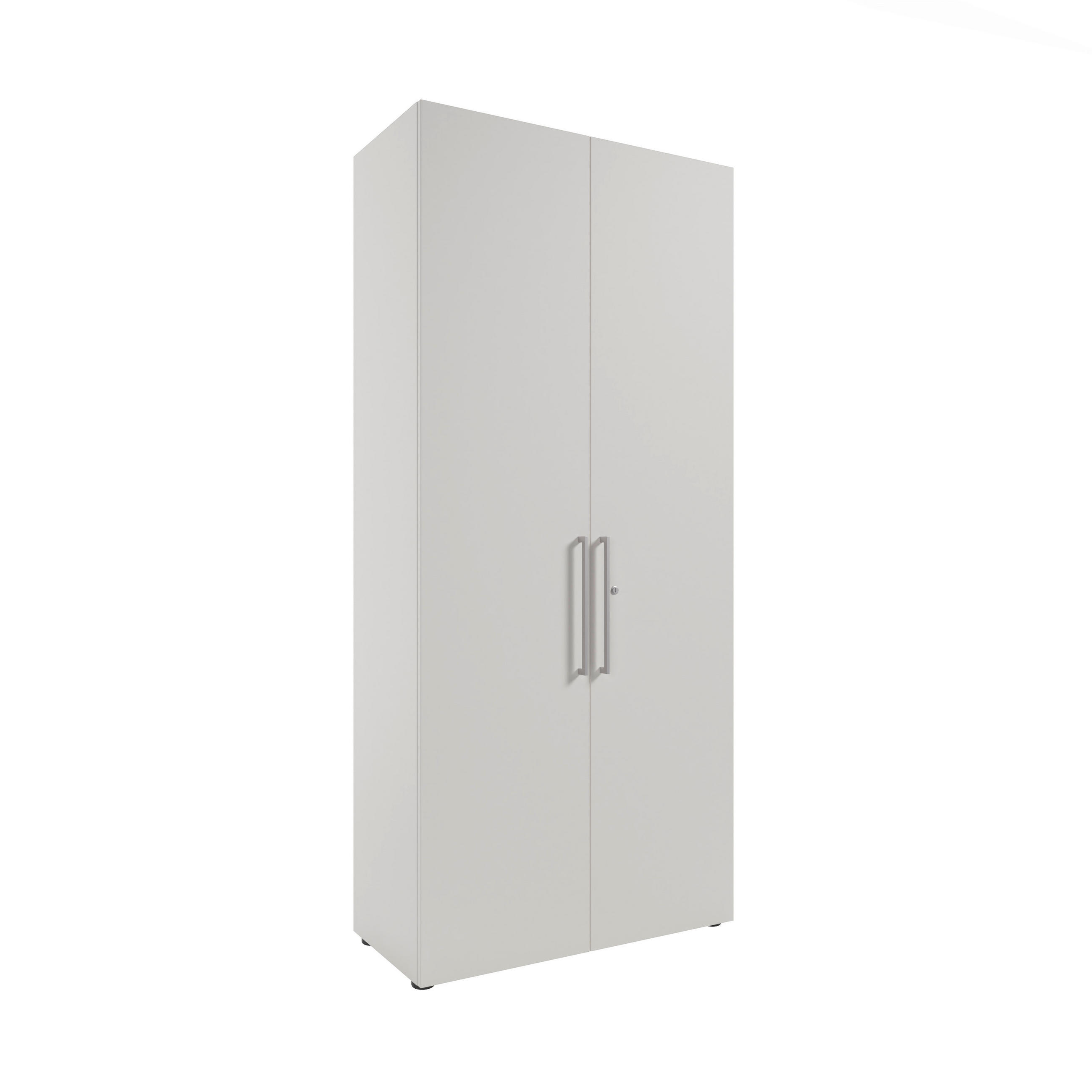 AKTENSCHRANK Weiß  - Weiß, MODERN, Holzwerkstoff (89,8/201/42,9cm) - Novel