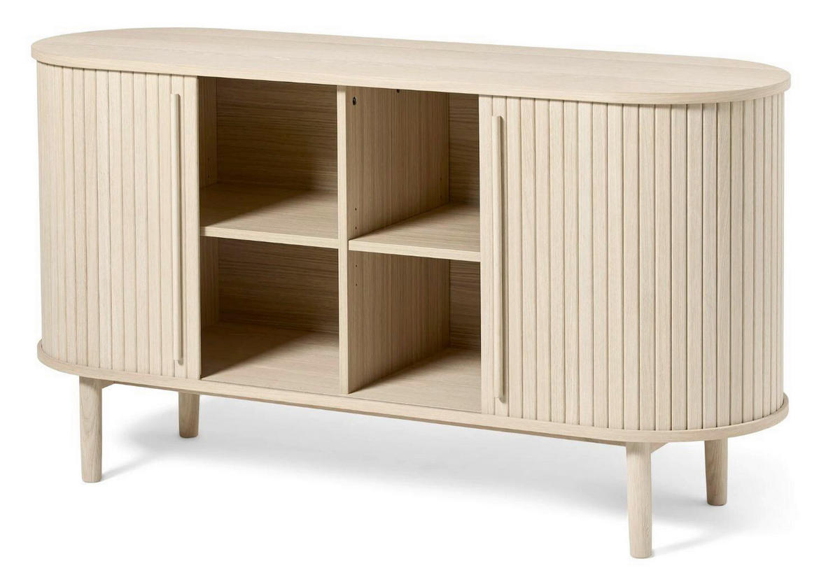 SIDEBOARD Weiß  140/76/45 cm  - Weiß, Design, Holz/Holzwerkstoff (140/76/45cm) - Lomoco