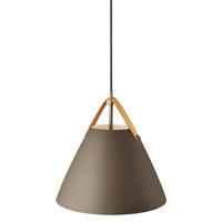 HÄNGELEUCHTE STRAP 27/27 cm   - Braun, Design, Metall (27/27cm) - Nordlux