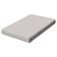SPANNLEINTUCH 100/200 cm Frottee  - Hellgrau, Basics, Textil (100/200cm) - Schlafgut