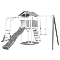 LEKTORN 446/241,9/349 cm  - vit/grå, Klassisk, trä/plast (446/241,9/349cm)