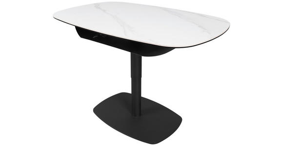 COUCHTISCH ESG 110/70/50-75 cm rechteckig Anthrazit, Weiß  - Anthrazit/Weiß, Design, Glas/Keramik (110/70/50-75cm) - Dieter Knoll