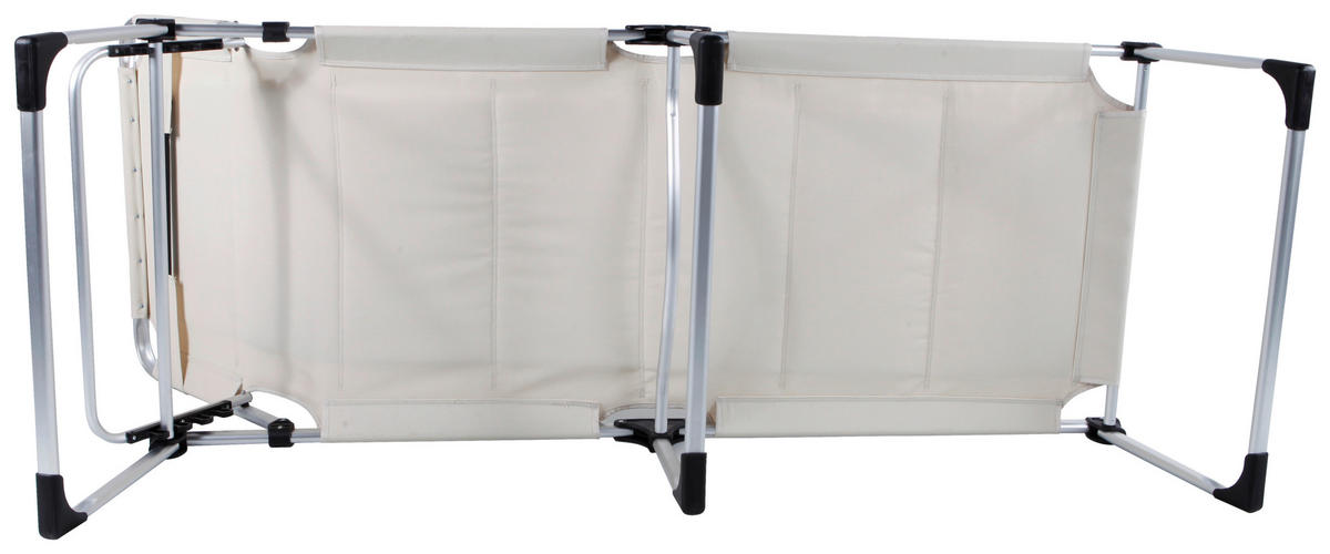 DREIBEINLIEGE 71/40/192 cm  - Grauweiß, MODERN, Textil/Metall (71/40/192cm) - Ambia Garden