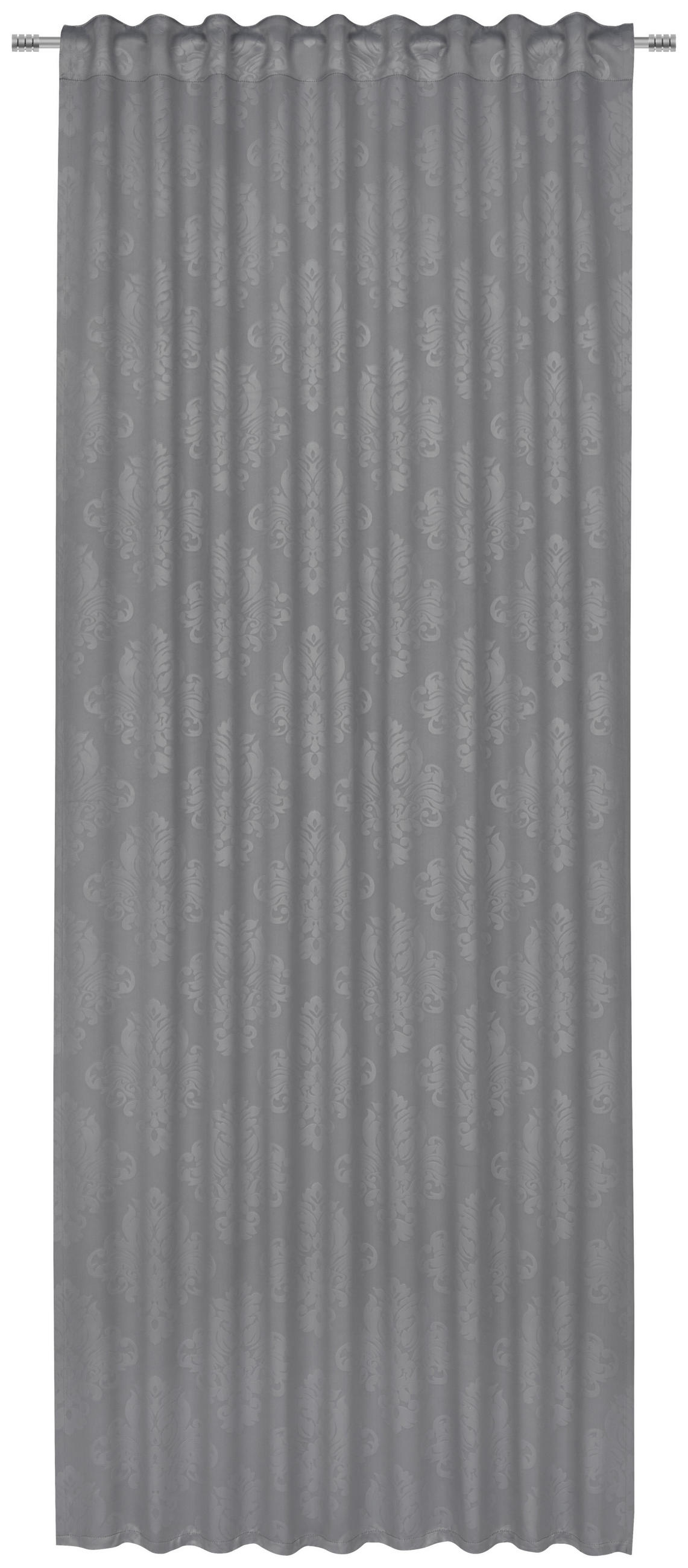 ZATEMŇOVACÍ ZÁVES, black-out (neprepúšťa svetlo), 135/245 cm - sivá, Konventionell, textil (135/245cm) - Boxxx