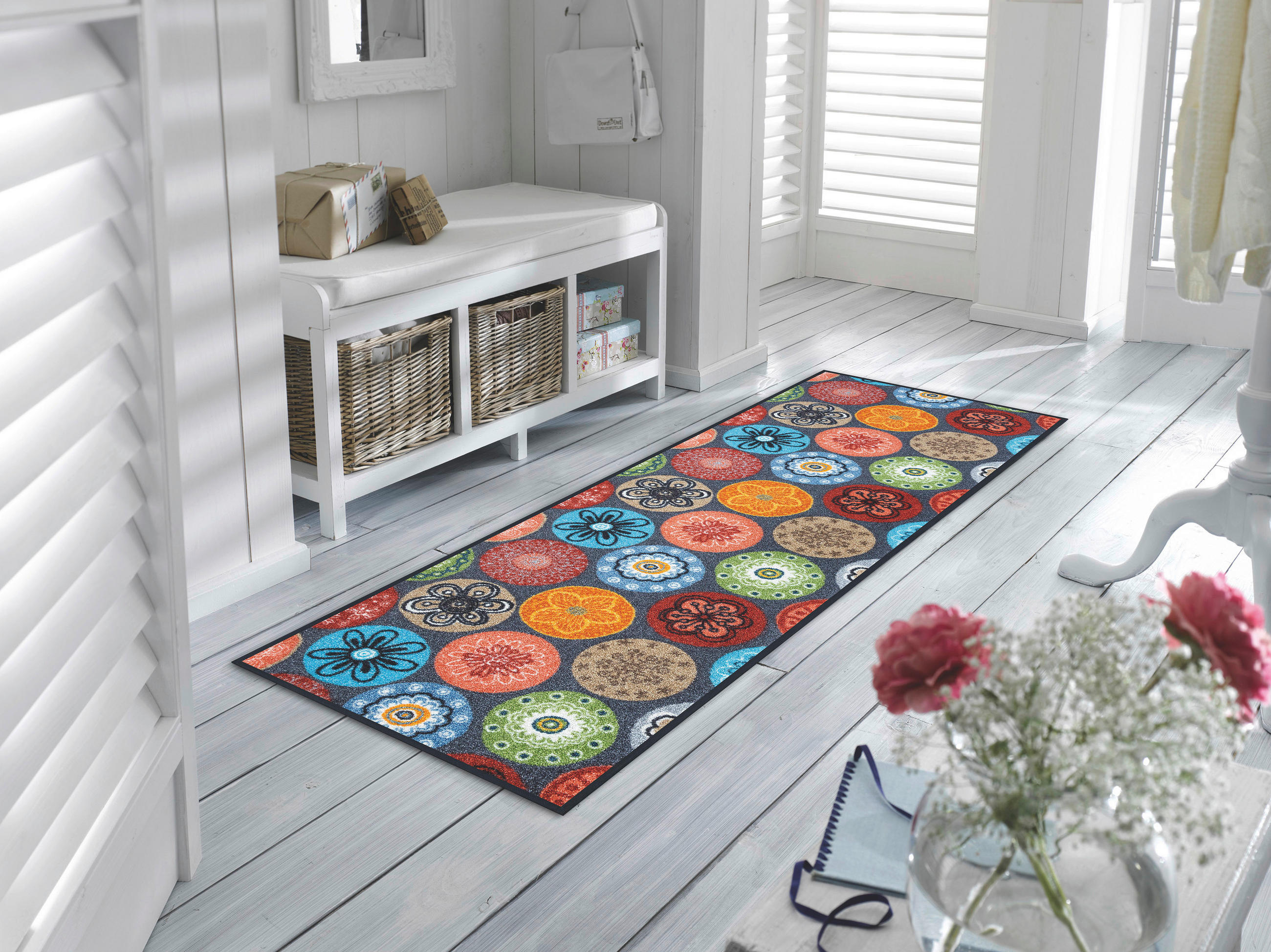 TRAVERSĂ - multicolor, Trend, plastic (60/180cm) - wash+dry