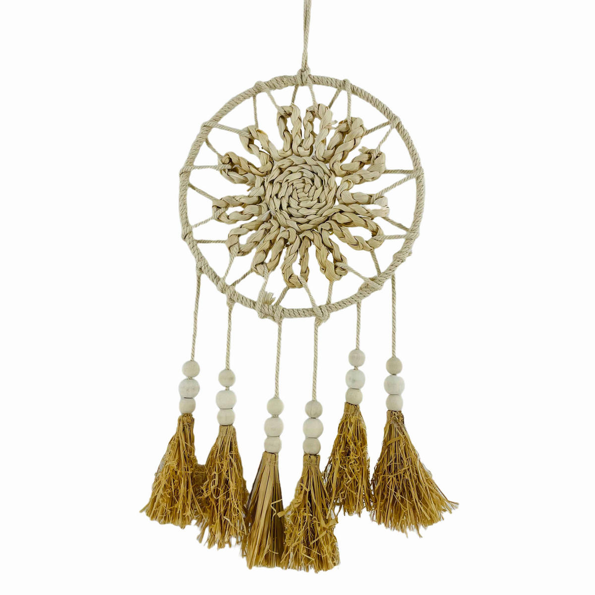 TRAUMFÄNGER    - Naturfarben/Weiß, Natur, Naturmaterialien/Textil (20/47cm) - Ambia Home