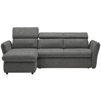 ECKSOFA in Mikrofaser Anthrazit  172/240 cm  - Anthrazit/Schwarz, Design, Kunststoff/Textil (172/240cm) - Stylife