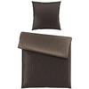 BETTWÄSCHESET Satin 160/210 cm  65 cm/100 cm  - Braun, Basics, Textil (160/210cm) - Dieter Knoll
