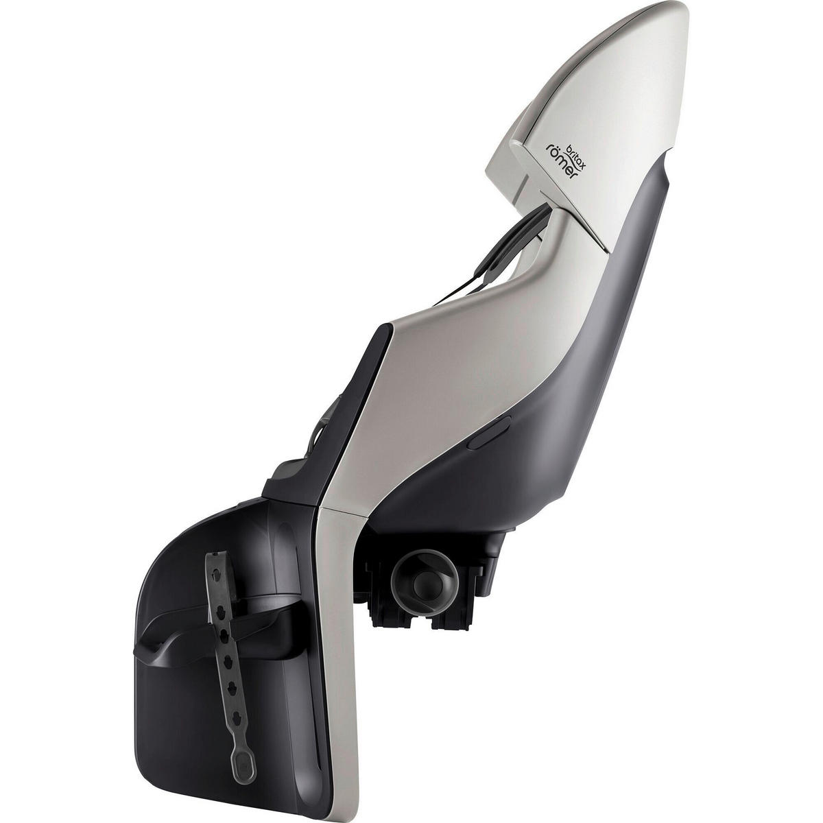 FAHRRADKINDERSITZ - Graublau/Weiß, Basics, Kunststoff/Textil (44/79/39,5cm) - Britax Römer