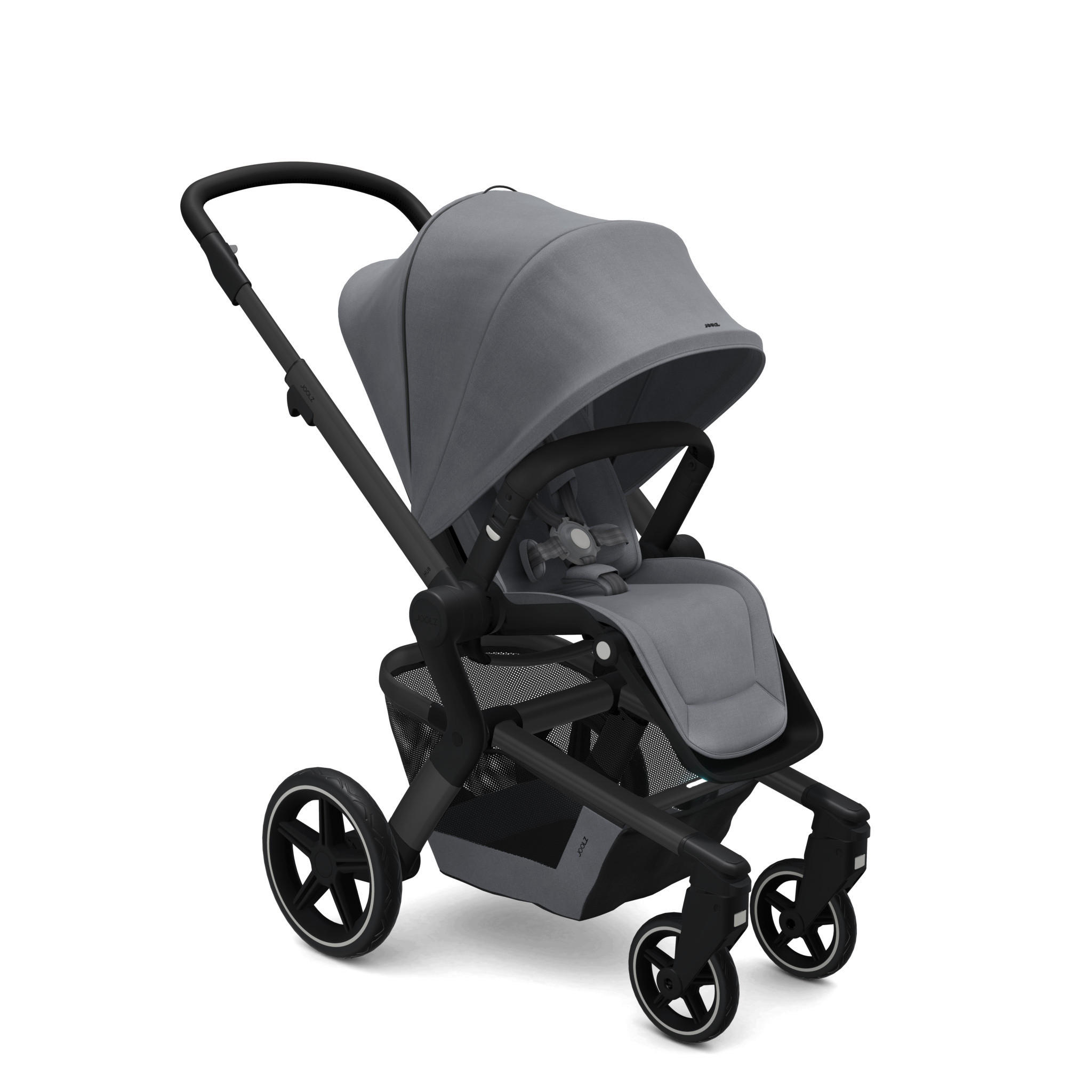 KINDERWAGEN  Hub+  Stone Grey  - Grau, Basics, Textil/Metall (53/95-105/86-97cm) - Joolz