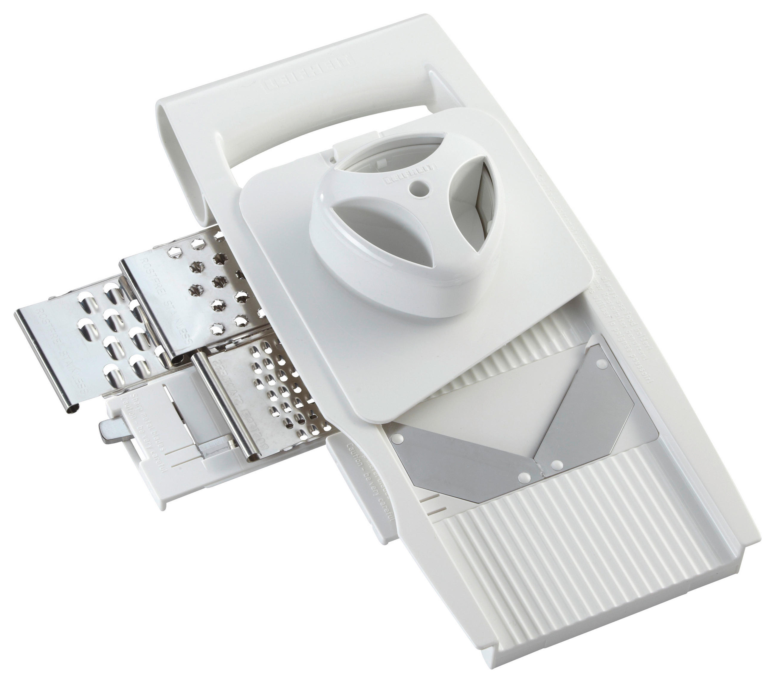 Răzătoare Multifuncțională - alb, Konventionell, plastic (13/7/32cm) - Leifheit