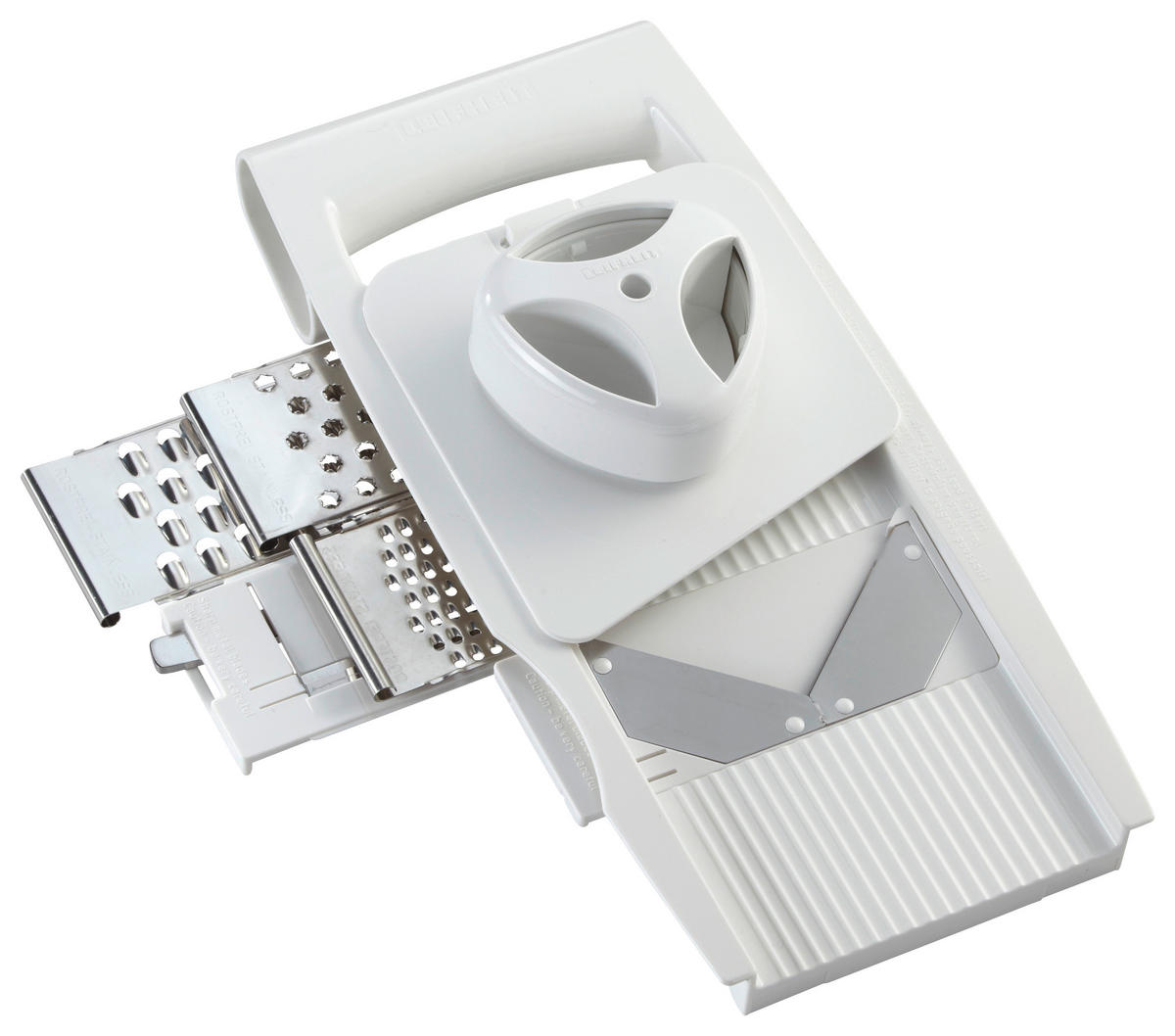 Răzătoare Multifuncțională - alb, Konventionell, plastic (13/7/32cm) - Leifheit