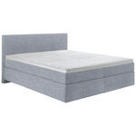 BOXSPRINGBETT 180/200 cm  in Grau  - Schwarz/Grau, KONVENTIONELL, Kunststoff/Textil (180/200cm) - Hom`in