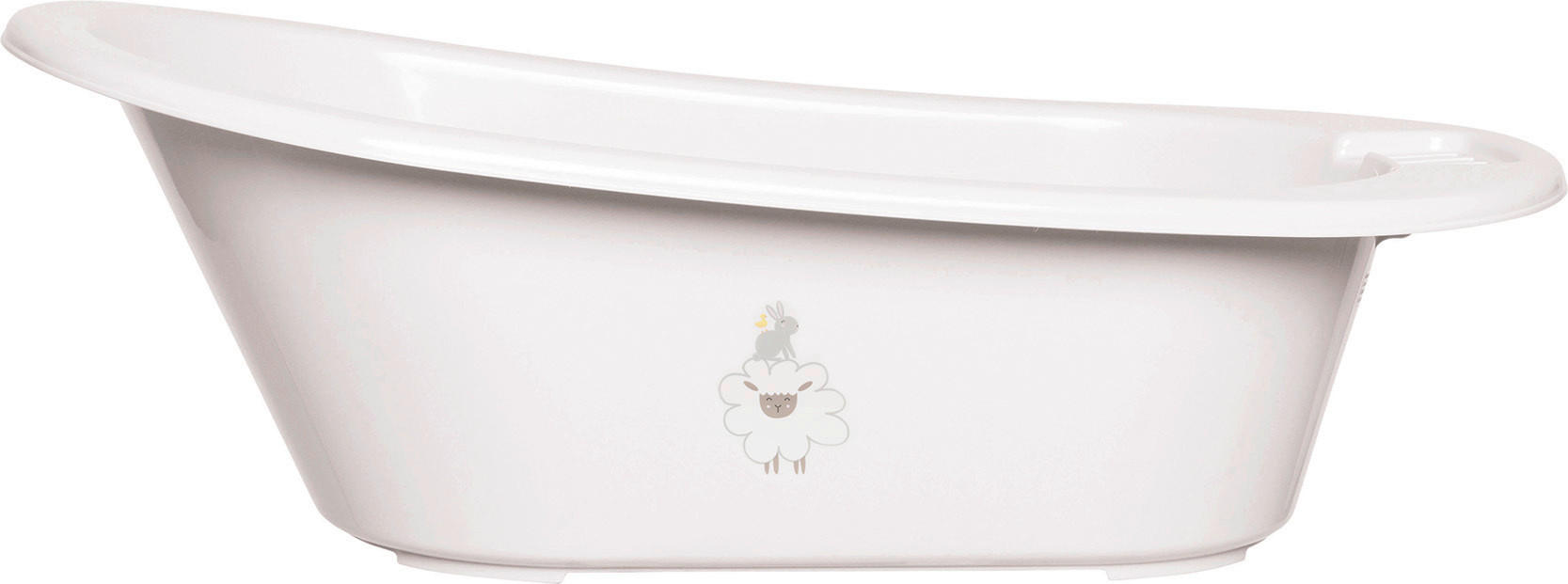Bebe Jou Babybadewanne Tiny Sheep Weiß 44x32x86 cm