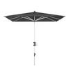 SONNENSCHIRM 240x240 cm Dunkelgrau  - Dunkelgrau/Alufarben, Basics, Textil/Metall (240/224-257cm) - KNIRPS
