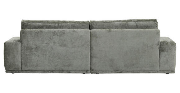 BIGSOFA Chenille Grün  - Schwarz/Grün, KONVENTIONELL, Kunststoff/Textil (282/73/115cm) - Carryhome