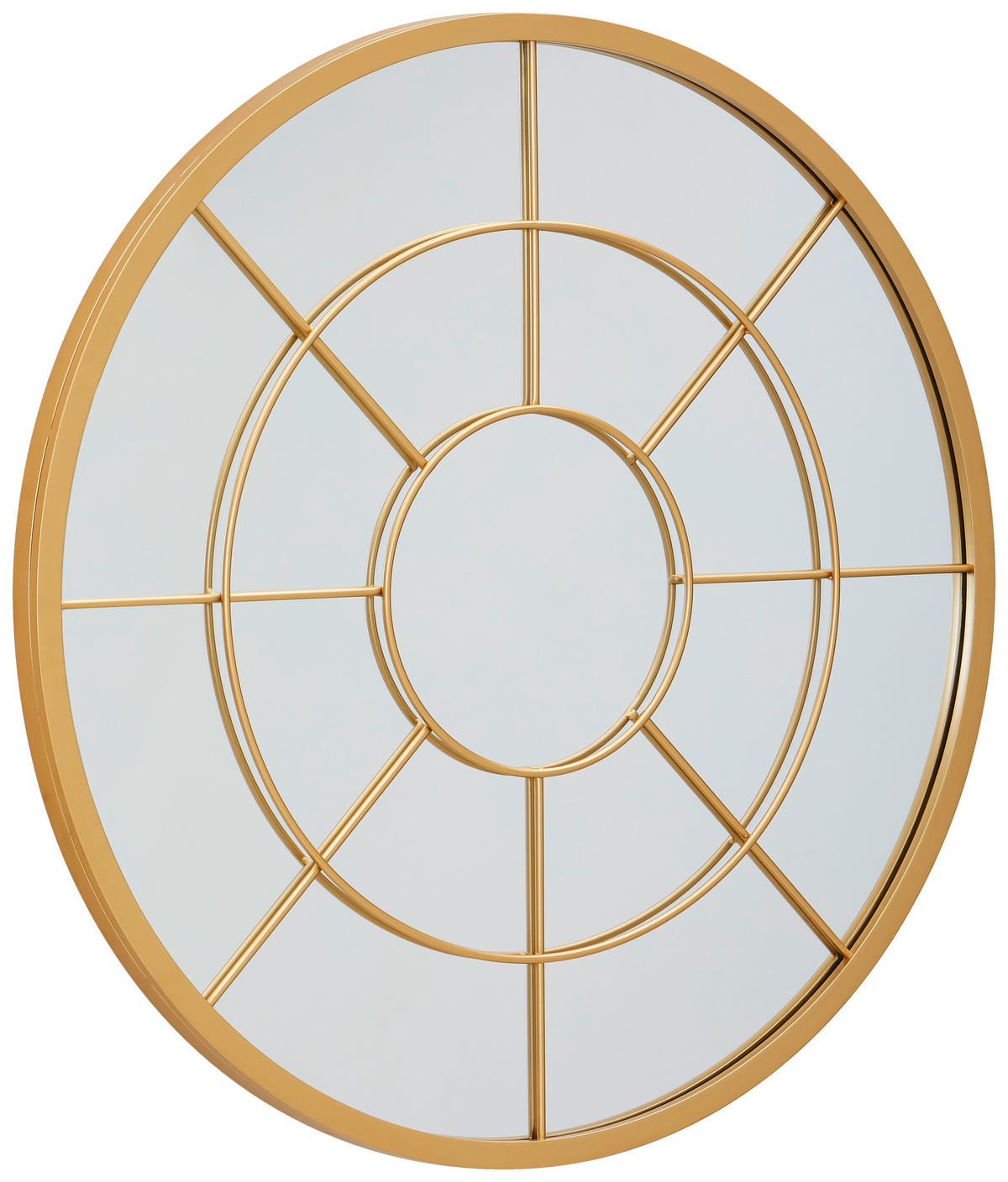 WANDSPIEGEL 80/80/3 cm  - Goldfarben, Design, Glas/Holzwerkstoff (80/80/3cm) - MID.YOU