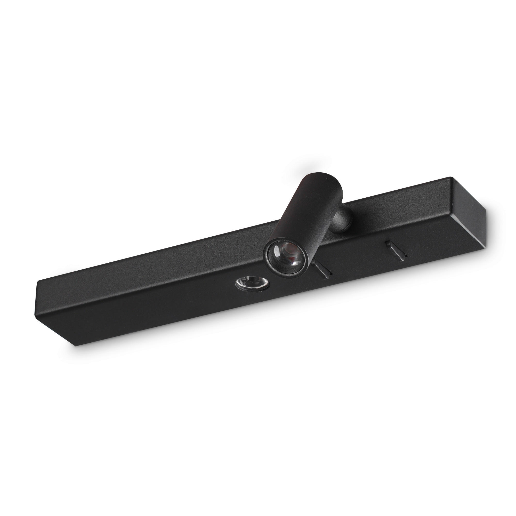LED-WANDLEUCHTE 22/6/6,5 cm   - Schwarz, Basics, Metall (22/6/6,5cm) - Ideal Lux