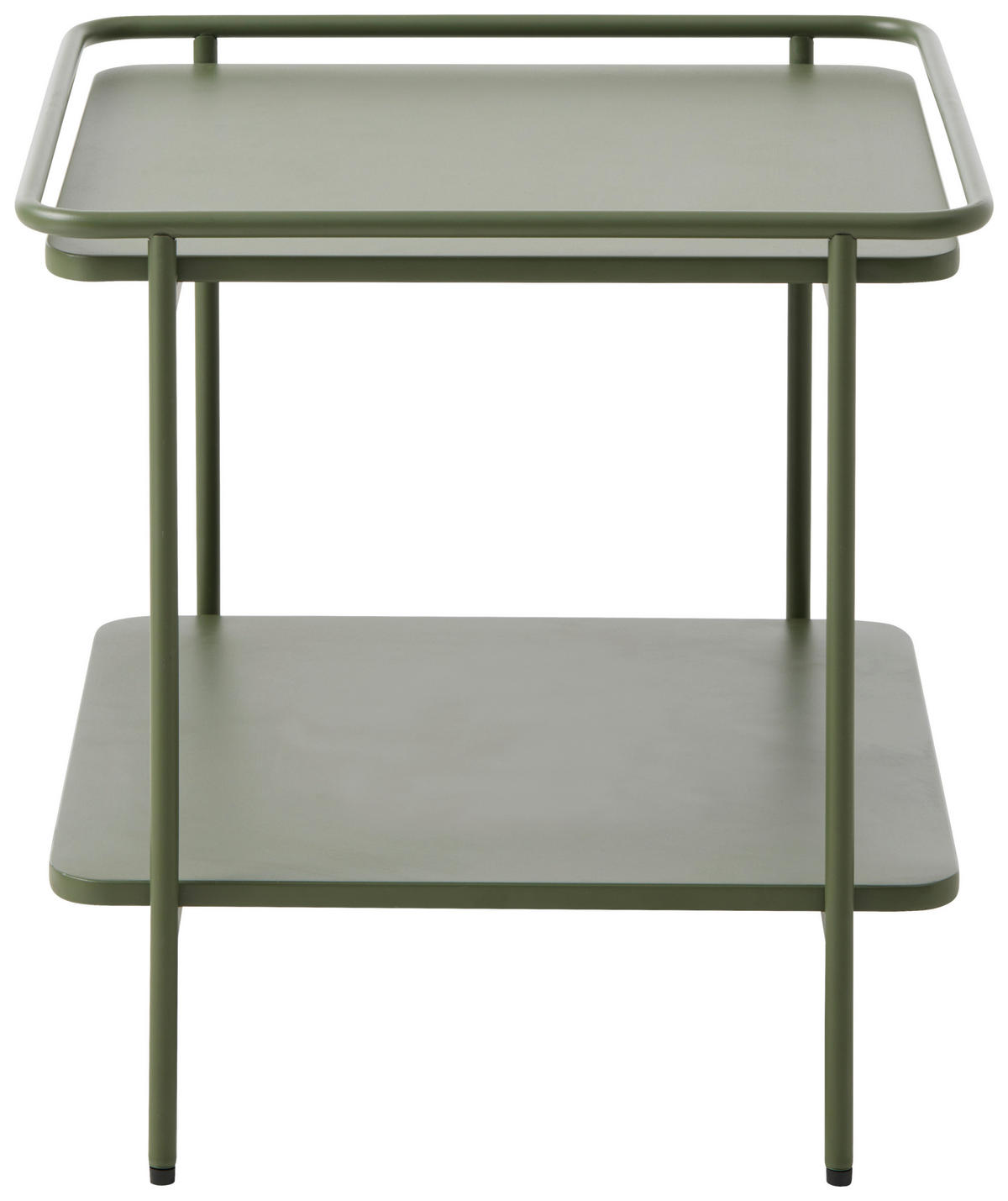 BEISTELLTISCH 45/45/44,3 cm Olivgrün quadratisch  - Olivgrün, Basics, Metall (45/45/44,3cm) - Xora