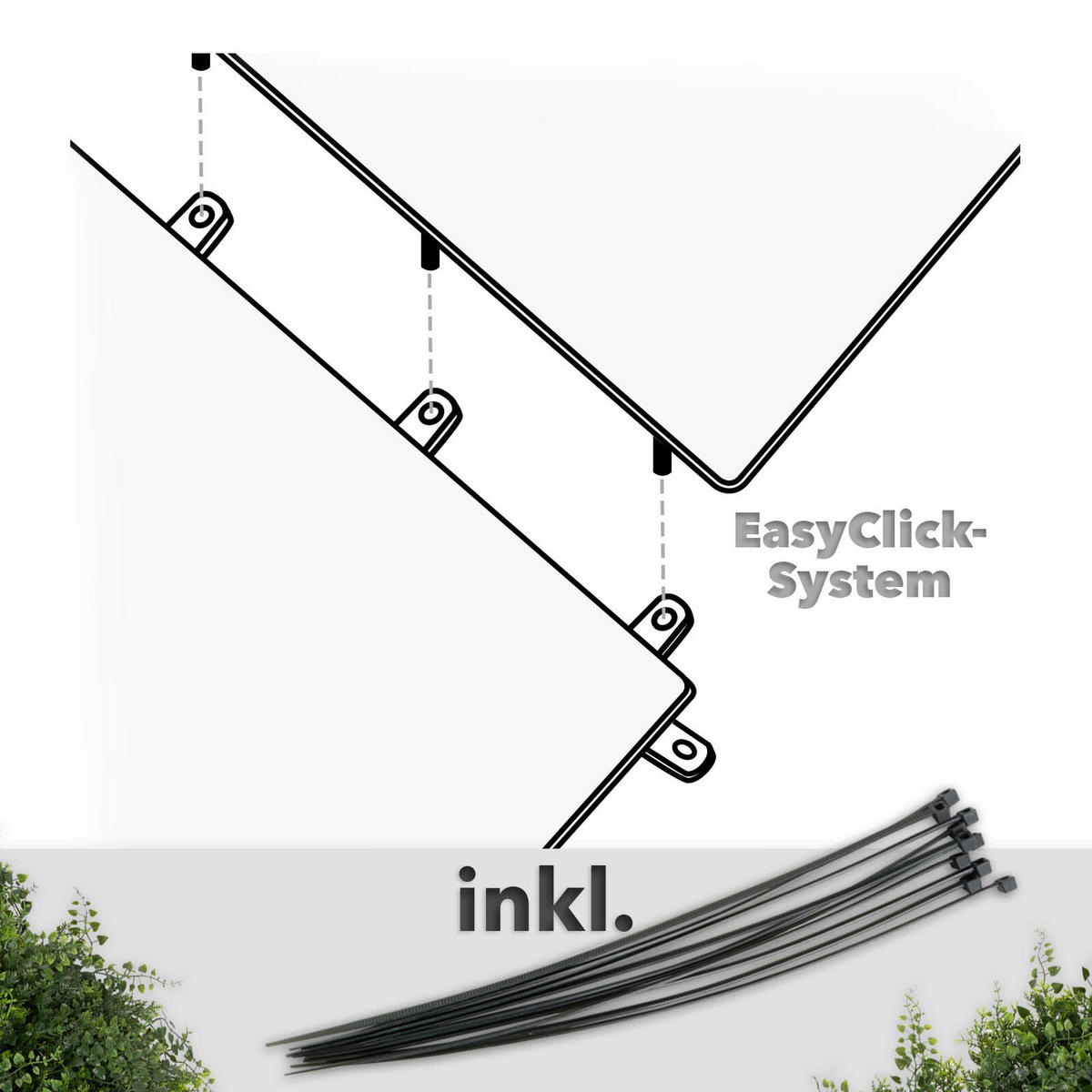 WANDVERKLEIDUNG  - Dunkelgrün/Jadegrün, Trend, Kunststoff (50/50cm) - Floordirekt