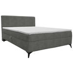 BOXBETT 160/200 cm  in Dunkelgrau  - Dunkelgrau/Schwarz, Design, Holz/Holzwerkstoff (160/200cm) - Xora