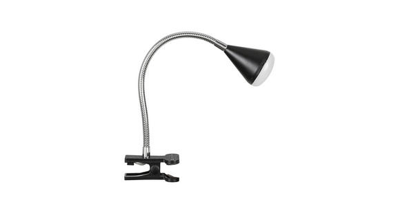 LED-KLEMMLEUCHTE 42/6/10 cm - Chromfarben/Transparent, Basics, Kunststoff/Metall (42/6/10cm) - Boxxx