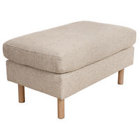 PALL i trä, metall, textil ljusgrå  - ek Bianco/ljusgrå, Design, metall/trä (82/45/50cm) - Pure Home Comfort