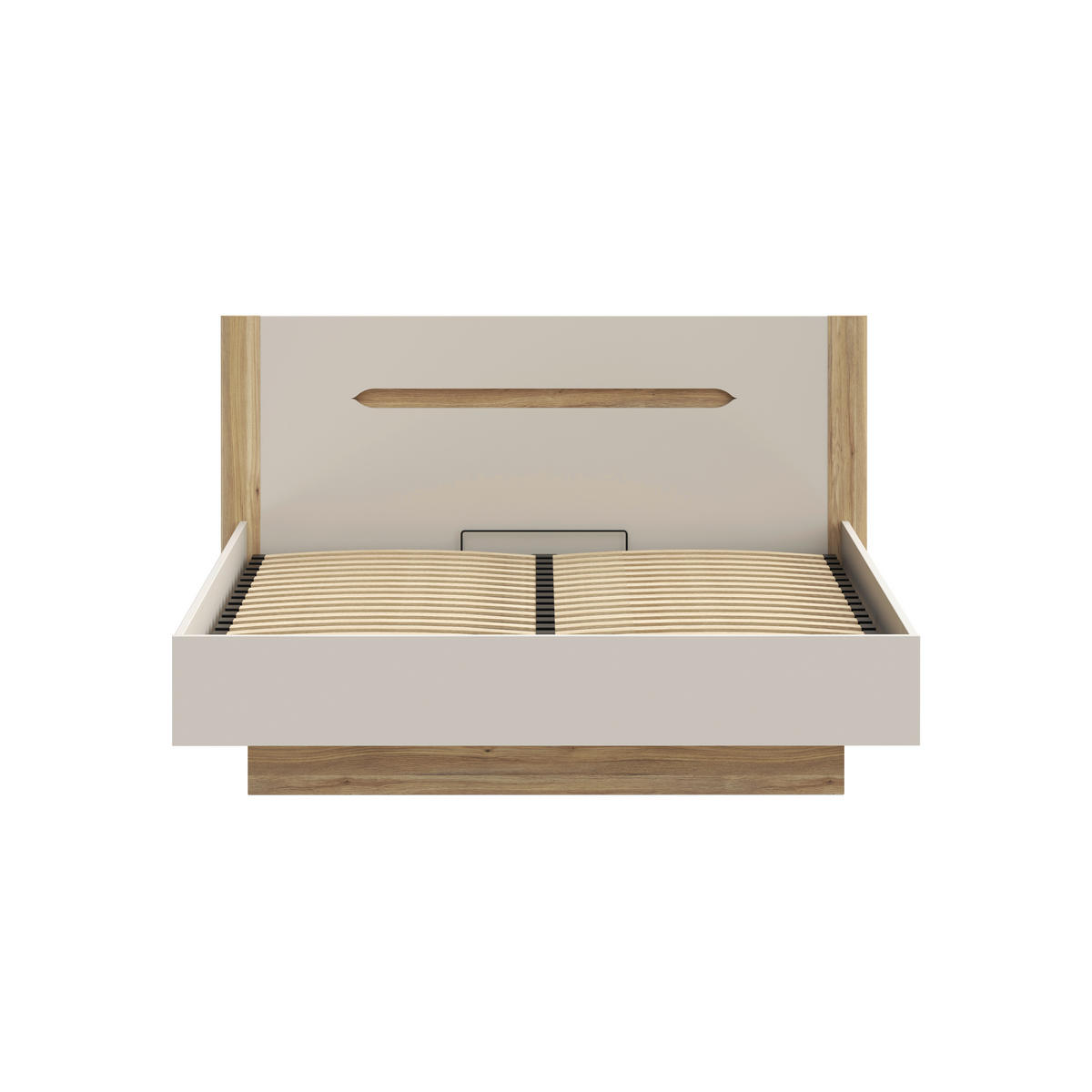 KREVET   180/200 cm   boje pijeska  - boje hrasta/boje pijeska, Moderno, drvni materijal (180/200cm) - Hom`in