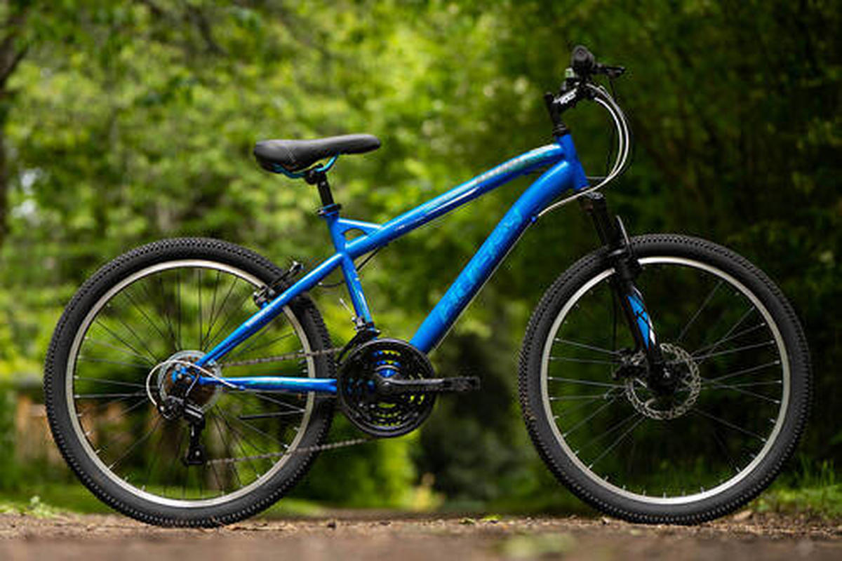 MOUNTAINBIKE 24 Zoll Kinder  - Blau, Basics, Metall (59,7/168,9/99cm)