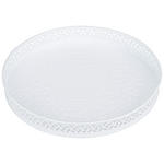 DEKOTABLETT 31/3,75 cm    - Weiß, LIFESTYLE, Metall (31/3,75cm) - Ambia Home