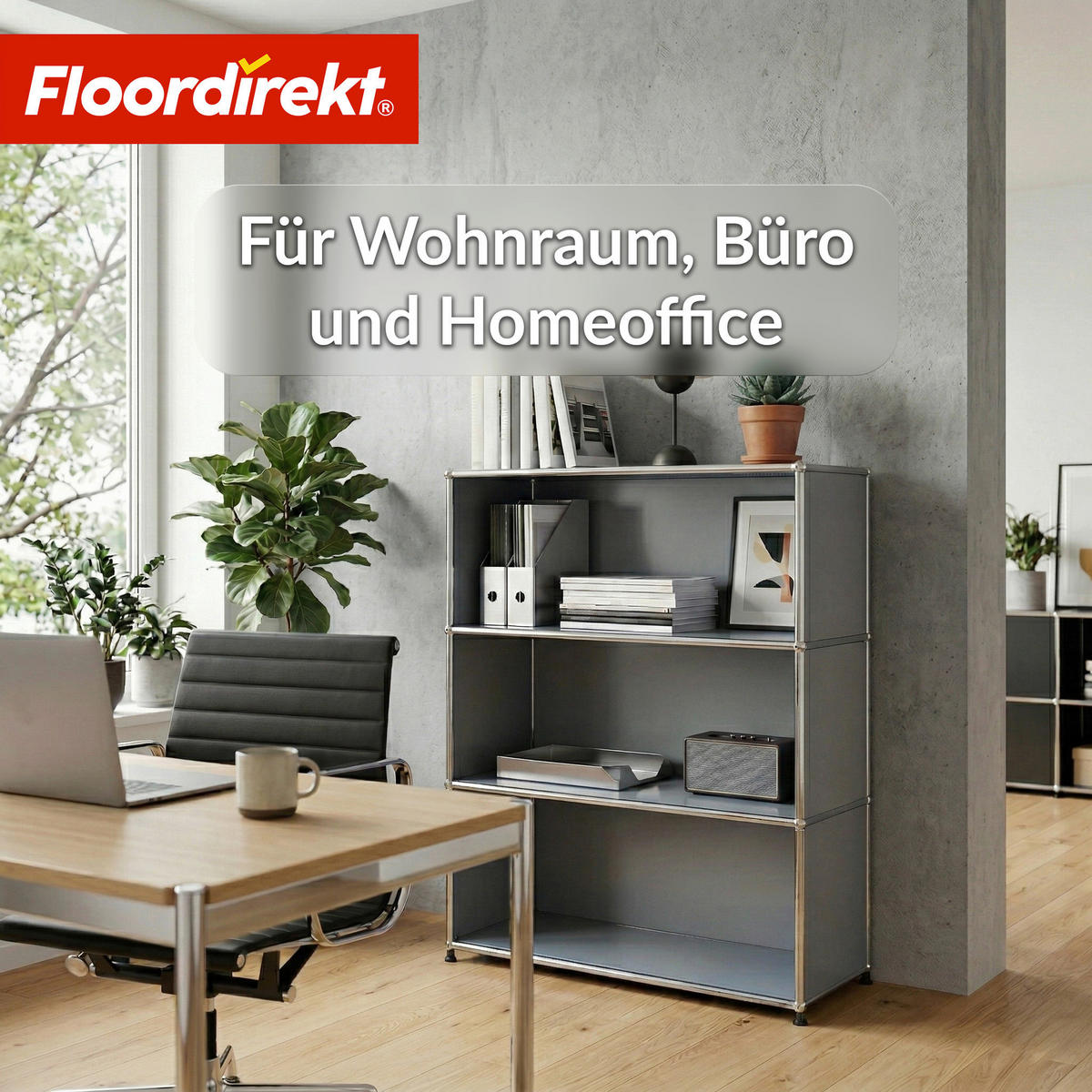 SIDEBOARD Concept Epure MK-101 75/120/40 cm  - Grau, Basics, Metall (75/120/40cm) - Floordirekt