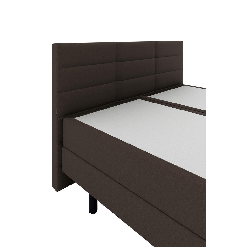 Thumbnail - Musterring Boxspringbett, Braun, Textil, H4, 7-Zonen, Höhe ca. 22 cm, 180x200 cm, Dgm, Über- und Sondergrößen erhältlich...