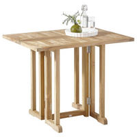 GARTENKLAPPTISCH 90/70/73 cm Holz rechteckig  - Teakfarben, KONVENTIONELL, Holz (90/70/73cm) - Jan Kurtz