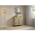 KOMMODE  in 80/81/42 cm  - Dunkelgrau/Eiche Artisan, Design, Holzwerkstoff/Metall (80/81/42cm) - Carryhome