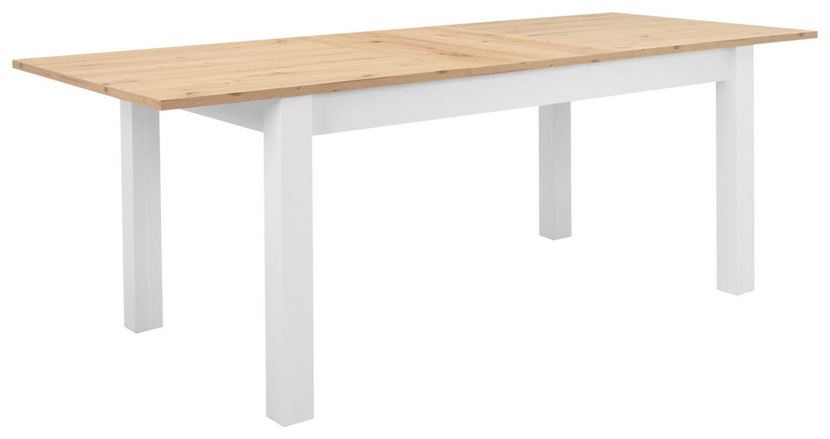 STOL ZA BLAGOVAONICU  bijela, boje hrasta  drvni materijal      - bijela/boje hrasta, Konvencionalno, drvni materijal (160/90/75cm) - MID.YOU