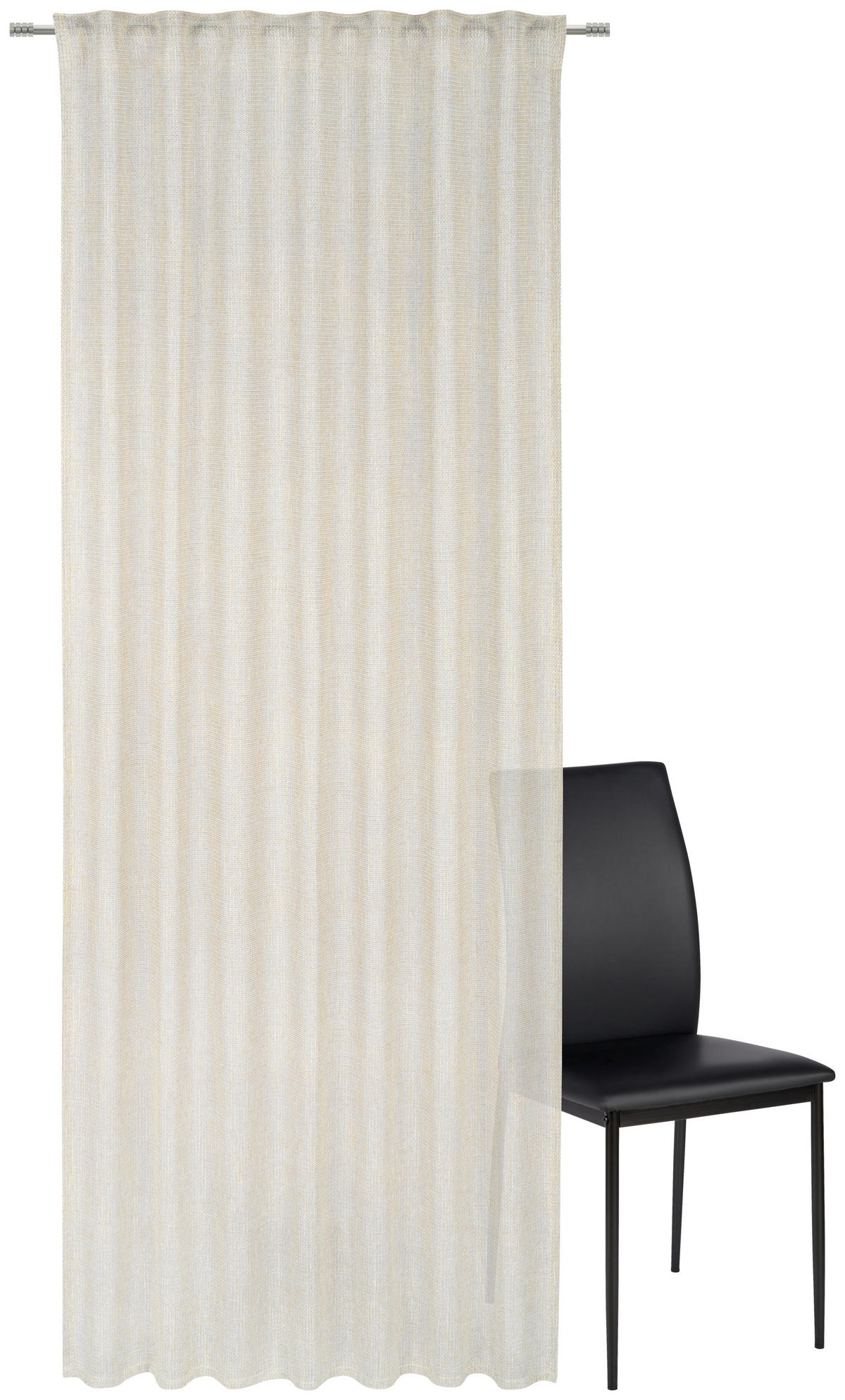 FERTIGVORHANG halbtransparent  - Beige/Multicolor, Trend, Textil (140/260cm) - Dieter Knoll