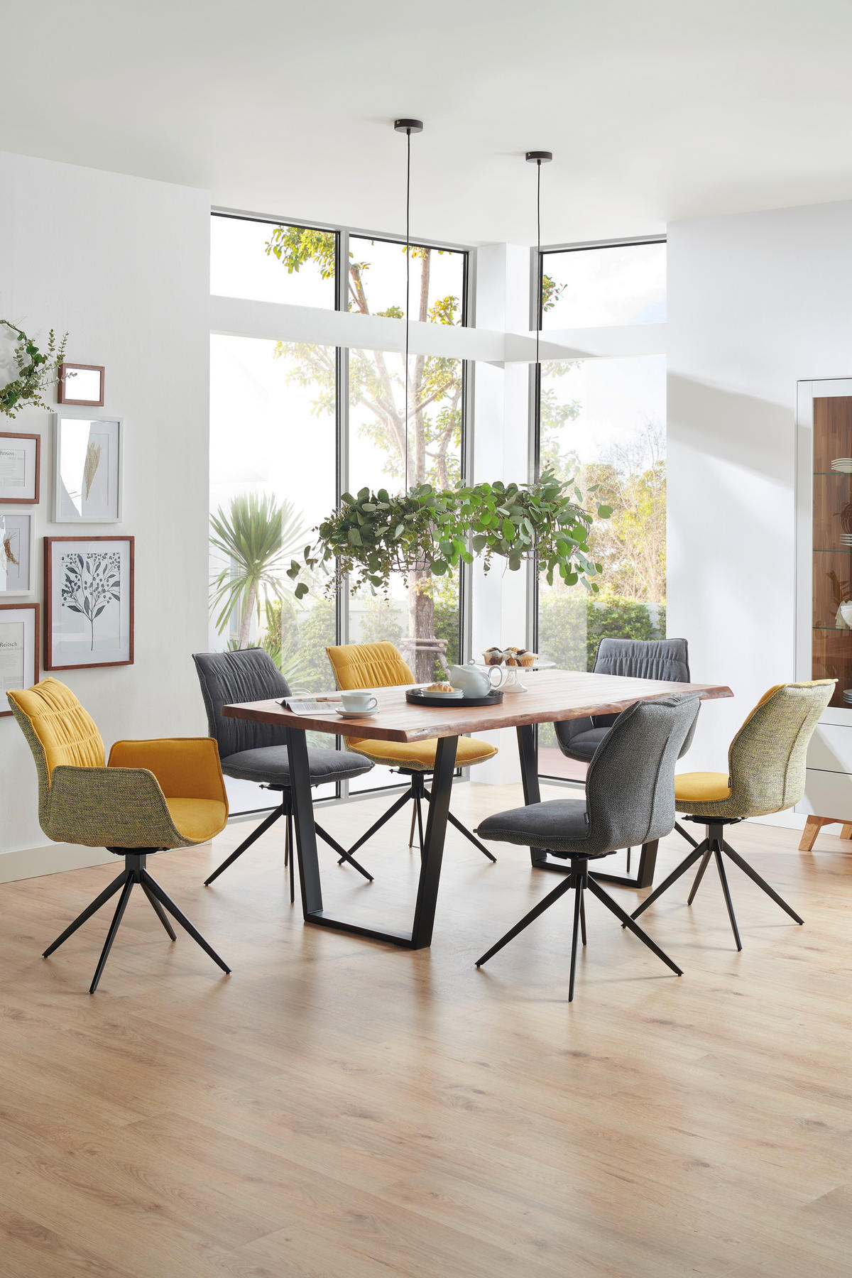 TISCHGESTELL Schwarz  - Schwarz, Design, Metall (78/7,5/72cm) - Valdera