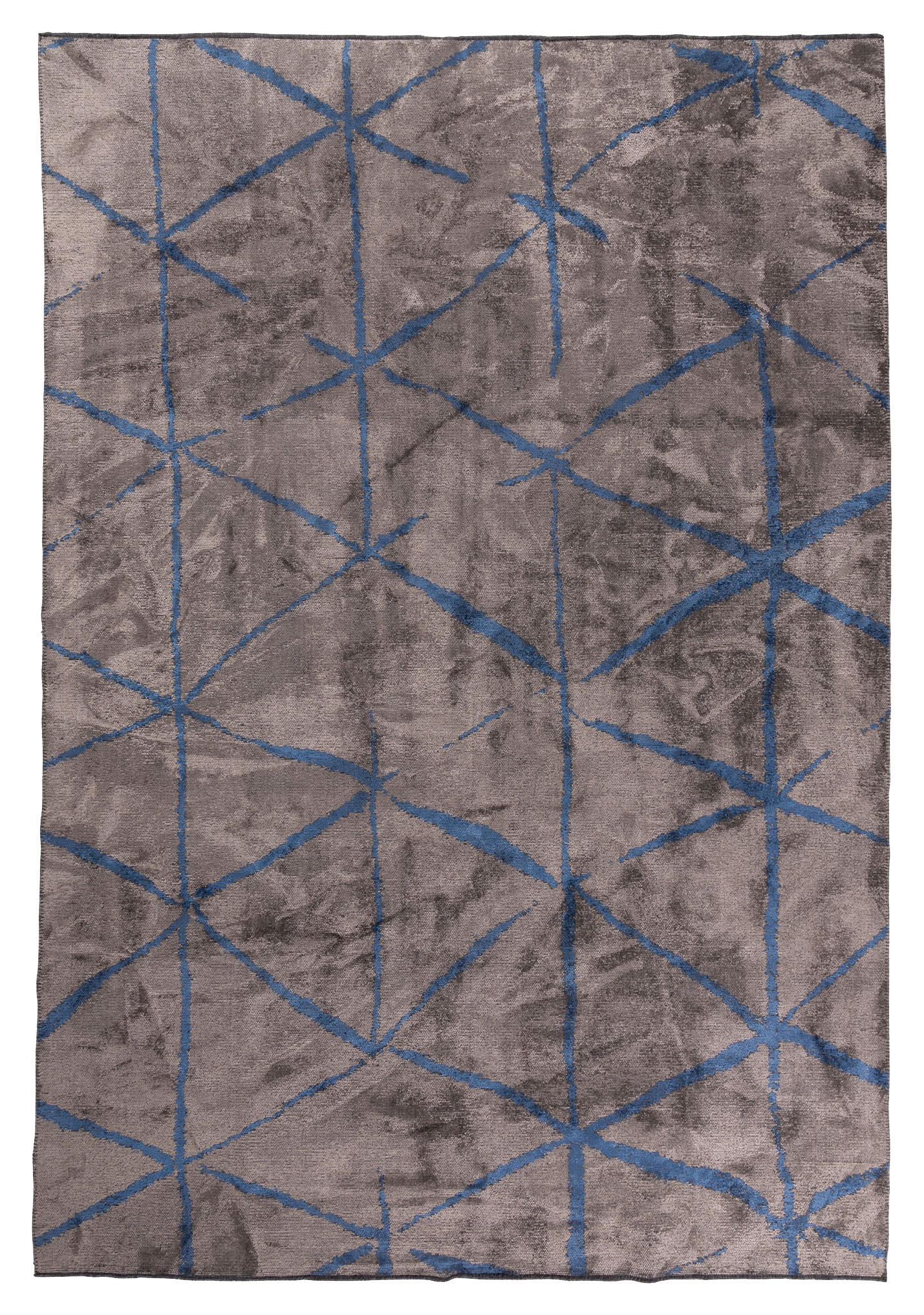 WEBTEPPICH 160/230 cm  - Blau/Grau, Design, Textil (160/230cm) - Novel
