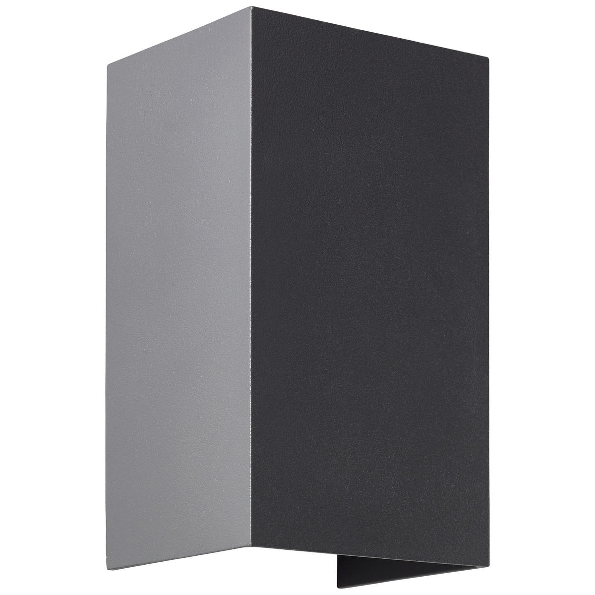 WANDLEUCHTE   - Dunkelgrau, Basics, Glas/Metall (13.6/8/6.8cm) - Brilliant