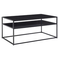 KLUBSKA MIZA, črna  - črna, Moderno, kovina (100/60/45cm) - MID.YOU