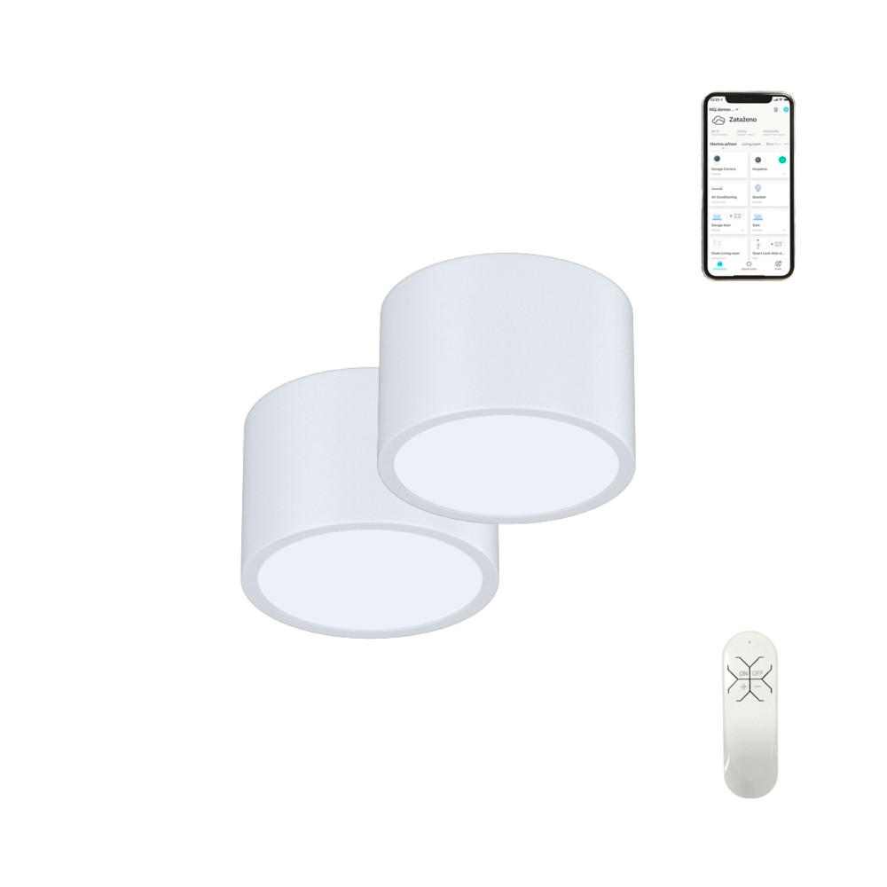 LED-DECKENLEUCHTE 15/15/10 cm   - Weiß, Design, Kunststoff (15/15/10cm) - P & B