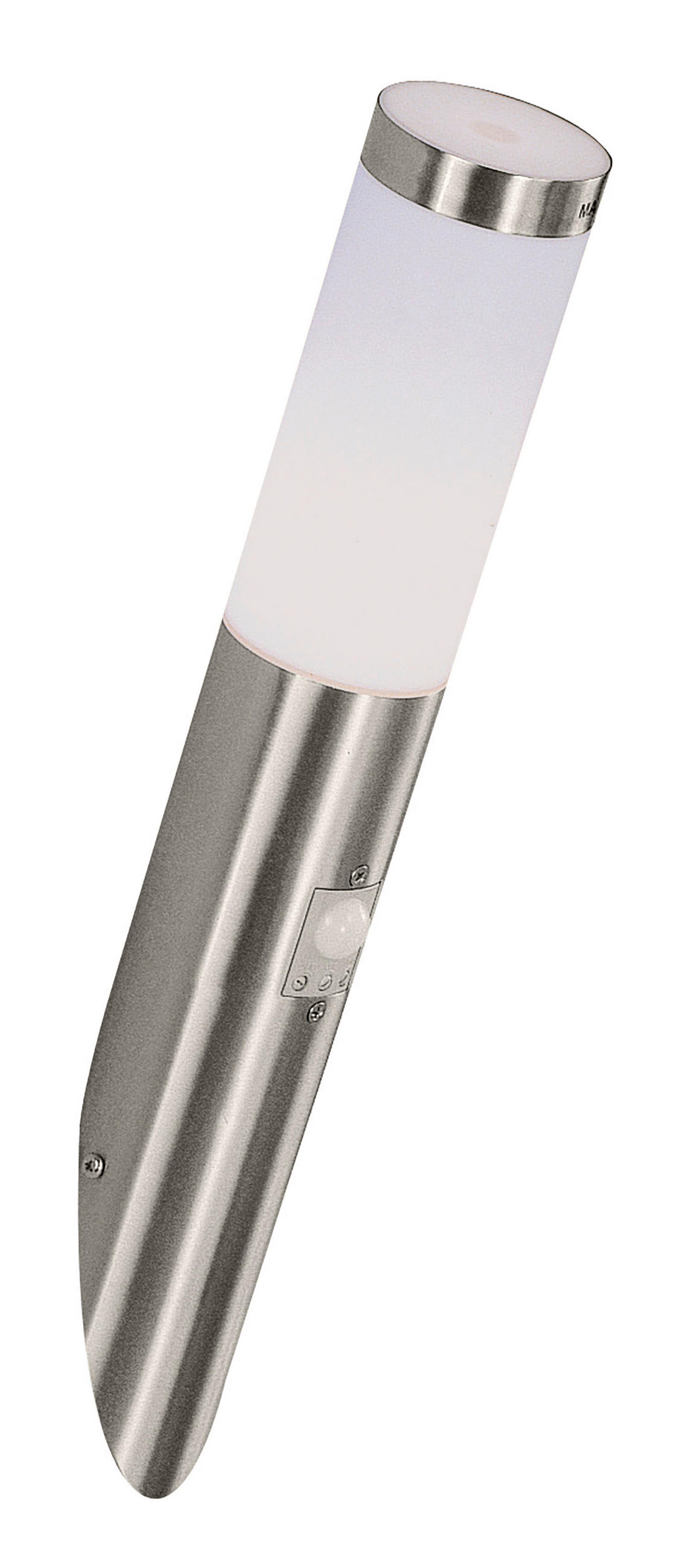 AUßENWANDLEUCHTE 7.6/41 cm   - Opal/Weiß, KONVENTIONELL, Kunststoff/Metall (7.6/41cm)