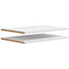 EINLEGEBODENSET - Weiß, MODERN, Holzwerkstoff (76,9/2,2/48cm) - Carryhome