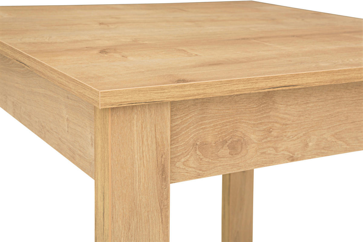 MASĂ din material pe bază de lemn   - culoare lemn stejar, Modern, material pe bază de lemn (69/76/69cm) - Carryhome